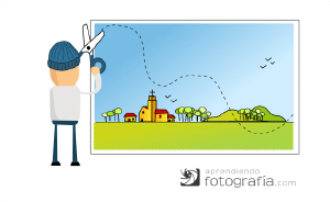 Factor de recorte y distancia focal equivalente